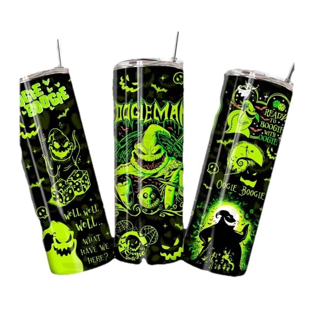 2025 Oogie Boogie 20oz tumbler New With Straw